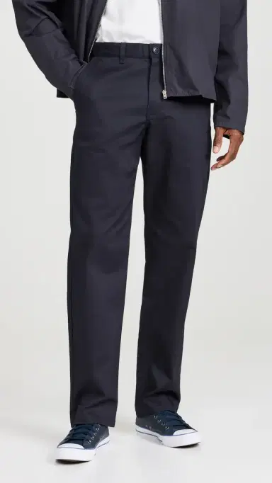 Naked & Famous Denim Straight Chino Navy Stretch Twill Pants Navy 30 | Thumbnail 2