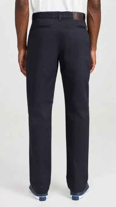 Naked & Famous Denim Straight Chino Navy Stretch Twill Pants Navy 30 | Thumbnail 3