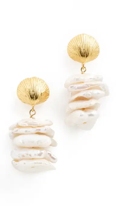 Maison Irem Fide Earrings Gold One Size | Thumbnail 5