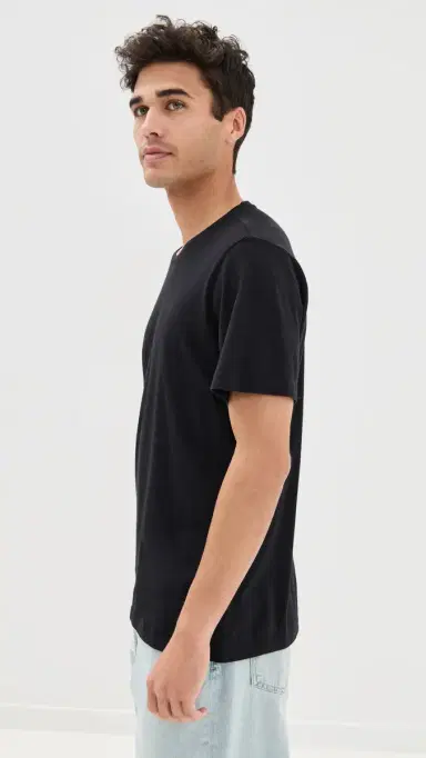 PAIGE Sorden Crew Neck Tee Black | Thumbnail 4 PAIGE Sorden Crew Neck Tee Black | Thumbnail 4