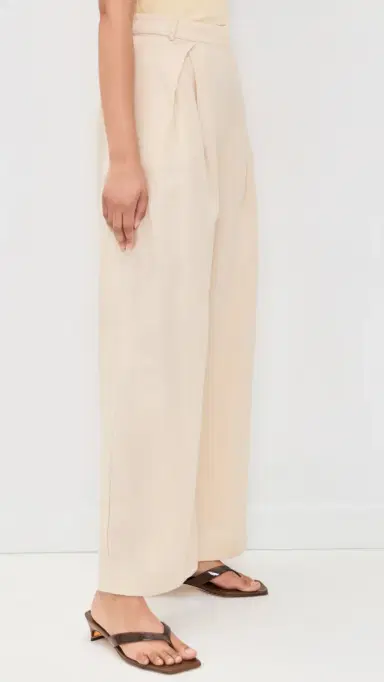 Faithfull Sofia Linen Trousers Panna | Thumbnail 4