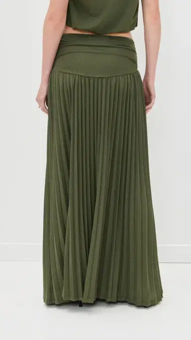 LIONESS Field of Dreams Maxi Skirt Olive | Thumbnail 3 LIONESS Field of Dreams Maxi Skirt Olive | Thumbnail 3