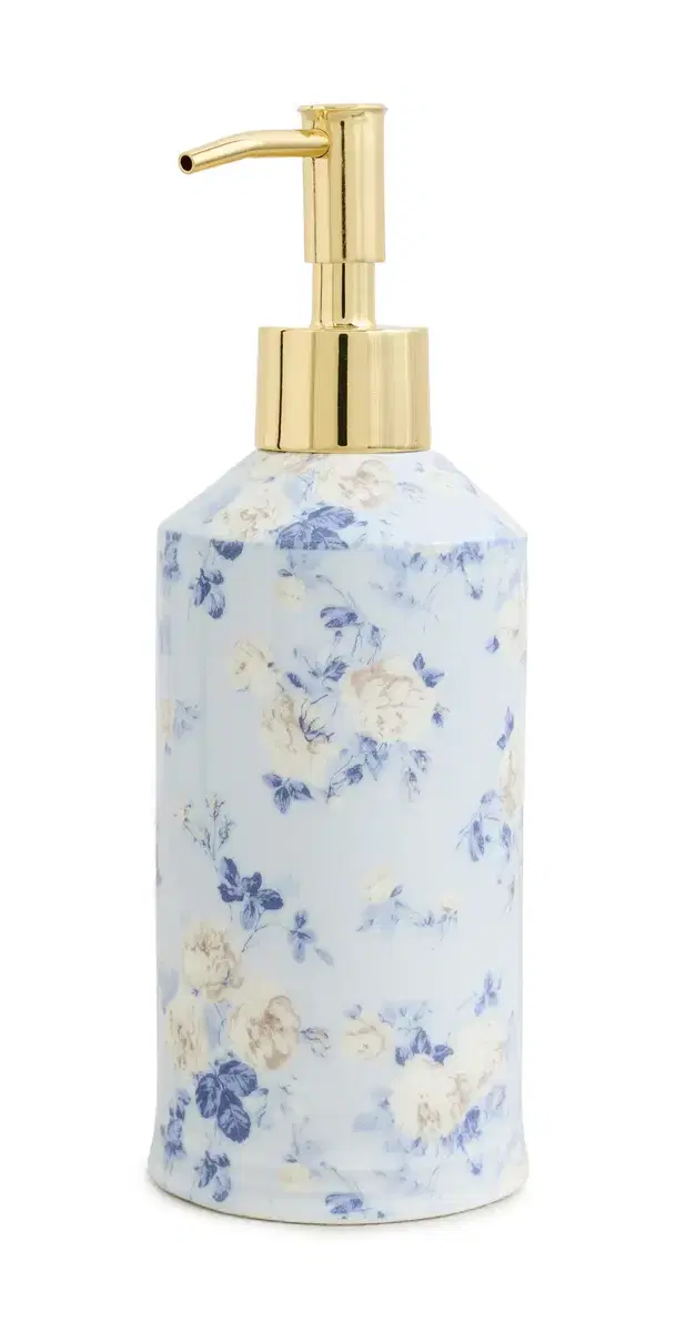 LoveShackFancy Elianna Porcelain Dispenser Whisper Blue One Size