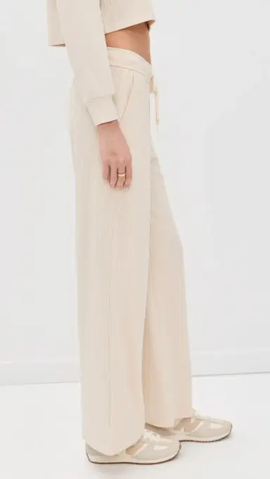 Beyond Yoga Breathe Easy Ribbed Wide Leg Pants | Thumbnail 4 Beyond Yoga Breathe Easy Ribbed Wide Leg Pants | Thumbnail 4
