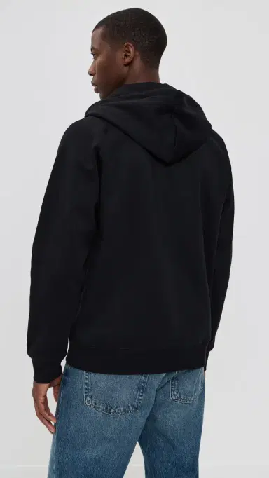 Carhartt WIP Hooded Chase Full Zip Sweatshirt Black / Gold | Thumbnail 3 Carhartt WIP Hooded Chase Full Zip Sweatshirt Black / Gold | Thumbnail 3