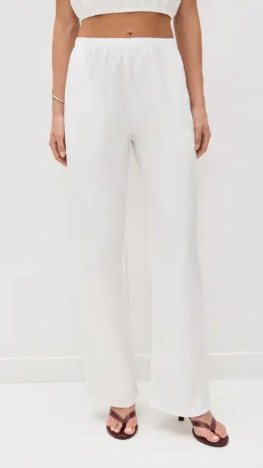 LE BOP Camille Pull On Pants White M | Thumbnail 2