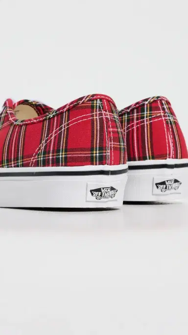 Vans Authentic Sneakers Plaid Red | Thumbnail 4 Vans Authentic Sneakers Plaid Red | Thumbnail 4