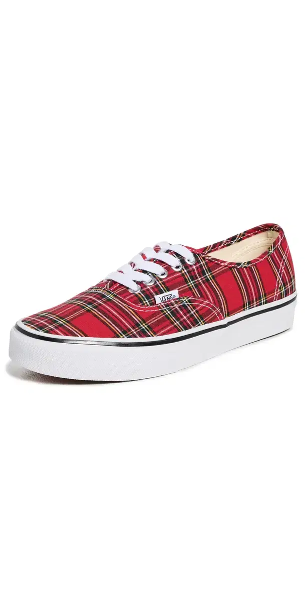Authentic Sneakers Plaid Red
