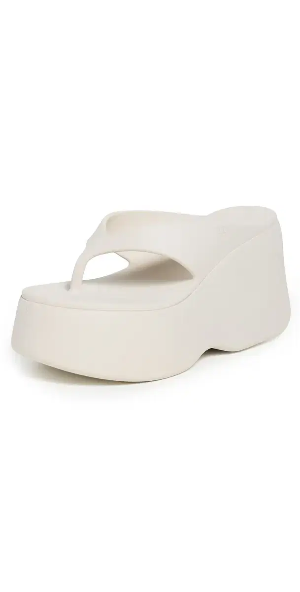 Free Thong Wedges Light Beige