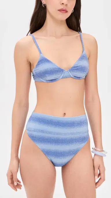 BEACH RIOT Highway Bikini Bottoms Sapphire Sea L | Thumbnail 4