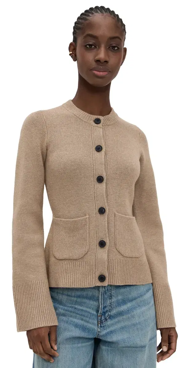 Pistola Dani Cinched Waist Cardigan Toasted Wheat