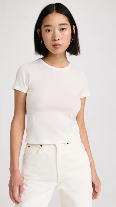 SLVRLAKE Baby Tee Natural White | Thumbnail 3 SLVRLAKE Baby Tee Natural White | Thumbnail 3