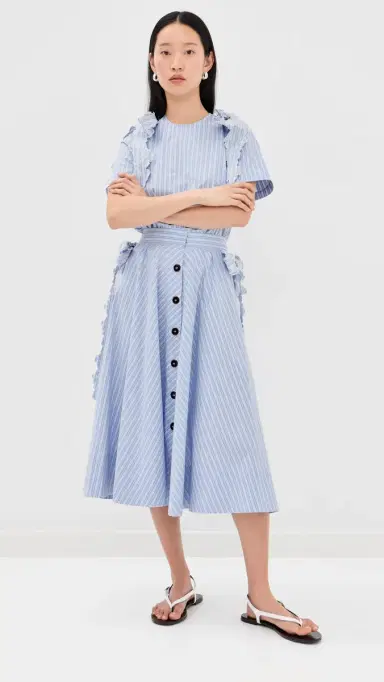 Kika Vargas Sheila Skirt Blue | Thumbnail 2 Kika Vargas Sheila Skirt Blue | Thumbnail 2