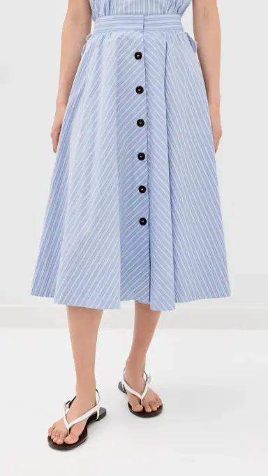 Kika Vargas Sheila Skirt Blue | Thumbnail 3 Kika Vargas Sheila Skirt Blue | Thumbnail 3