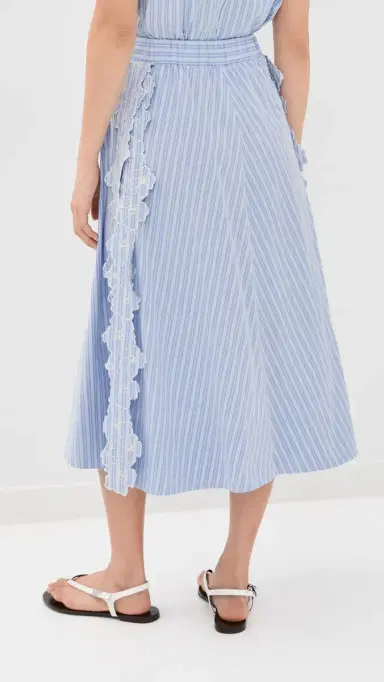 Kika Vargas Sheila Skirt Blue | Thumbnail 4 Kika Vargas Sheila Skirt Blue | Thumbnail 4
