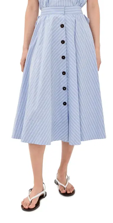 Kika Vargas Sheila Skirt Blue | Thumbnail 1 Kika Vargas Sheila Skirt Blue | Thumbnail 1