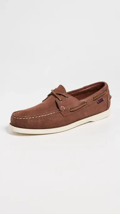 Sebago Portland Flesh Out Suede Boat Shoes Dark Brown | Thumbnail 2 Sebago Portland Flesh Out Suede Boat Shoes Dark Brown | Thumbnail 2