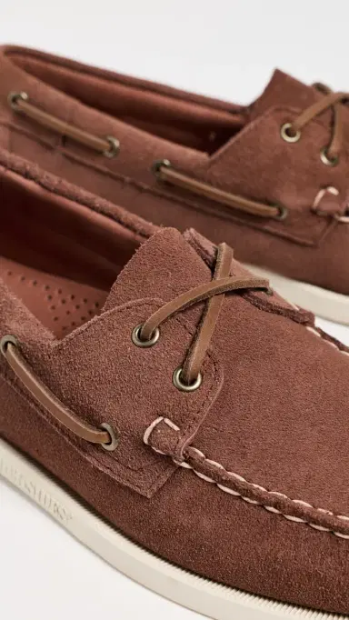 Sebago Portland Flesh Out Suede Boat Shoes Dark Brown | Thumbnail 5 Sebago Portland Flesh Out Suede Boat Shoes Dark Brown | Thumbnail 5