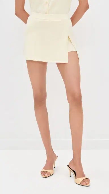 LE BOP Cotton Skort Butter Yellow L | Thumbnail 2