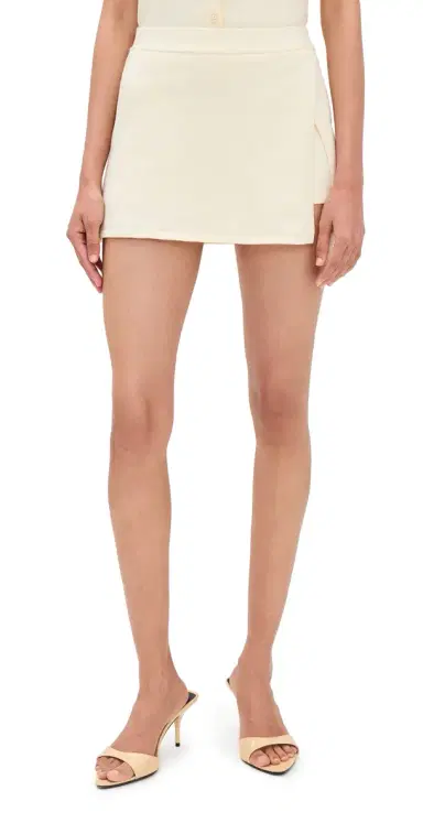 LE BOP Cotton Skort Butter Yellow L | Thumbnail 1