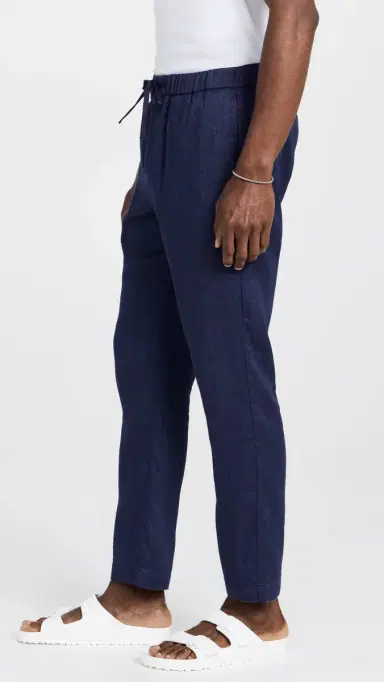 Frescobol Carioca Oscar Linen Chinos | Thumbnail 4 Frescobol Carioca Oscar Linen Chinos | Thumbnail 4