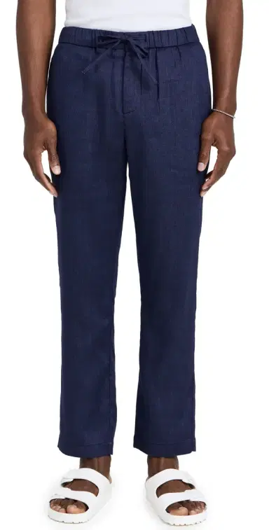 Frescobol Carioca Oscar Linen Chinos | Thumbnail 1 Frescobol Carioca Oscar Linen Chinos | Thumbnail 1
