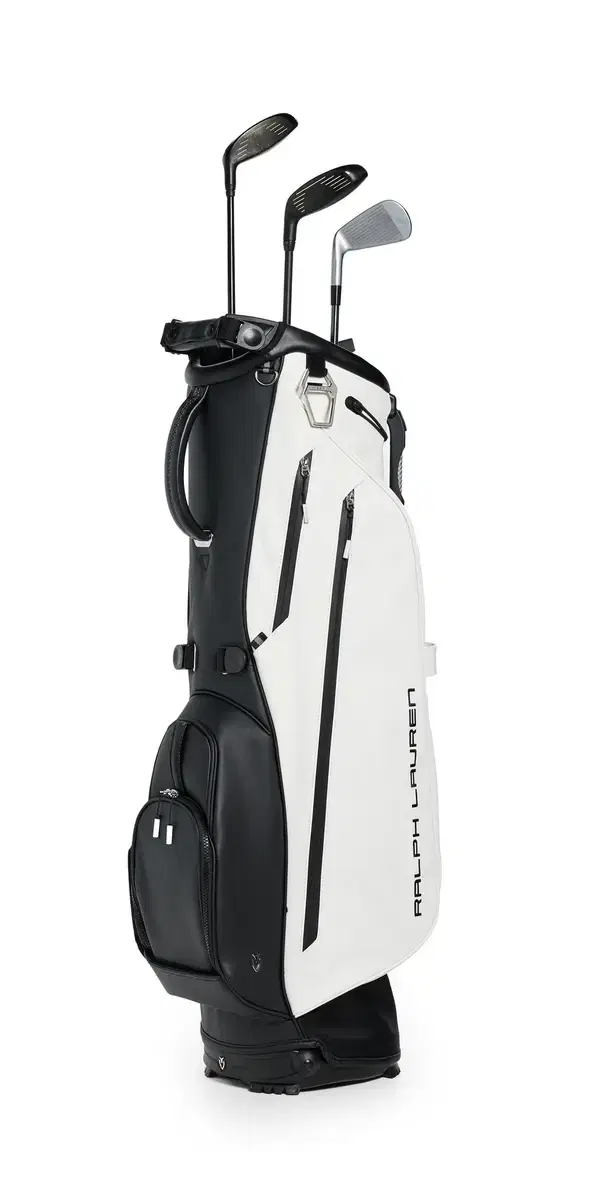 Golf Bag White/Black One Size