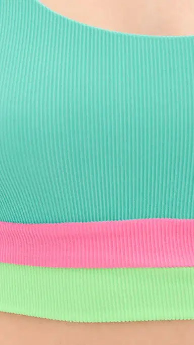 Beach Riot Mackenzie Bikini Top Strawberry Ice Colorblock | Thumbnail 6 Beach Riot Mackenzie Bikini Top Strawberry Ice Colorblock | Thumbnail 6