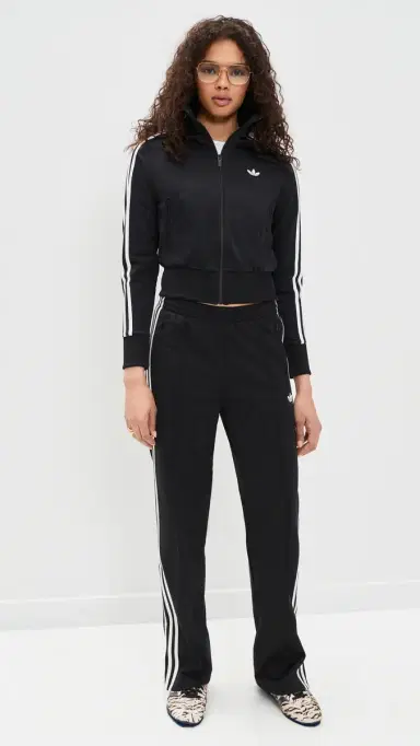 Adidas Firebird Classic Track pants Black/White S | Thumbnail 5