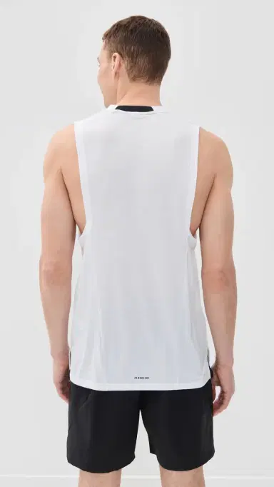 Adidas D4T Workout Tank White S | Thumbnail 3