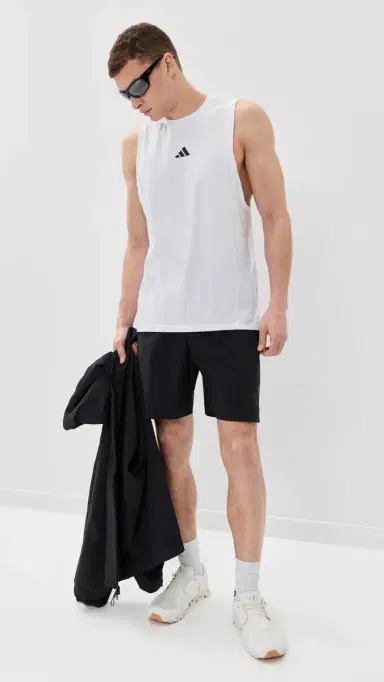 Adidas D4T Workout Tank White S | Thumbnail 5