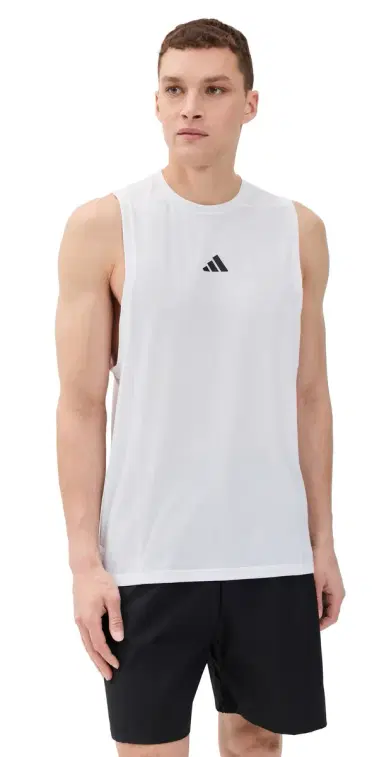 Adidas D4T Workout Tank White S | Thumbnail 1