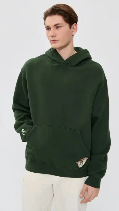 Malbon Foraging Fairways Fesque Hoodie Cavern | Thumbnail 2 Malbon Foraging Fairways Fesque Hoodie Cavern | Thumbnail 2