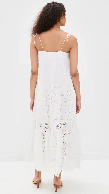 Marea Camille Dress White Eyelet | Thumbnail 3