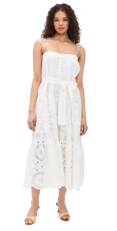 Marea Camille Dress White Eyelet | Thumbnail 1