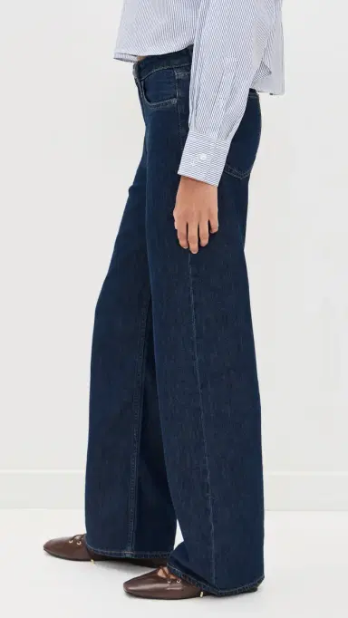 rag & bone Featherweight Logan Wide Leg Jeans Welbk | Thumbnail 4