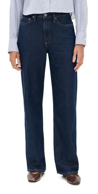 rag & bone Featherweight Logan Wide Leg Jeans Welbk | Thumbnail 1