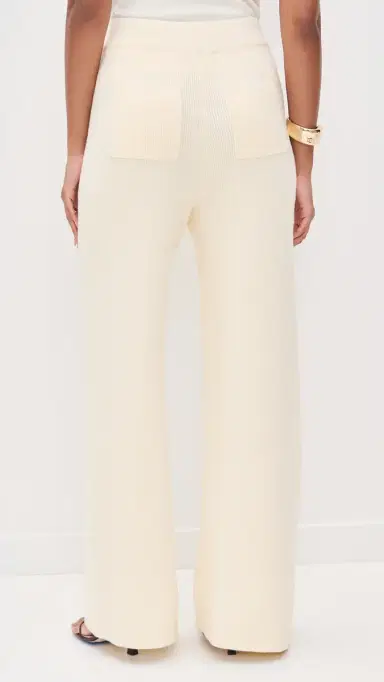 English Factory Knit Pants Ivory L | Thumbnail 3