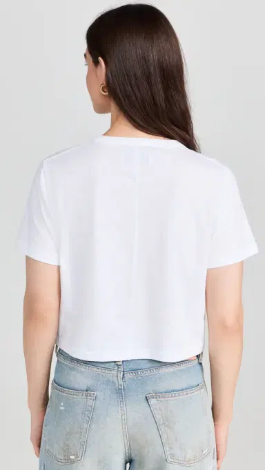 Sold Out NYC The Cropped Perfect Tee in White White | Thumbnail 3 Sold Out NYC The Cropped Perfect Tee in White White | Thumbnail 3