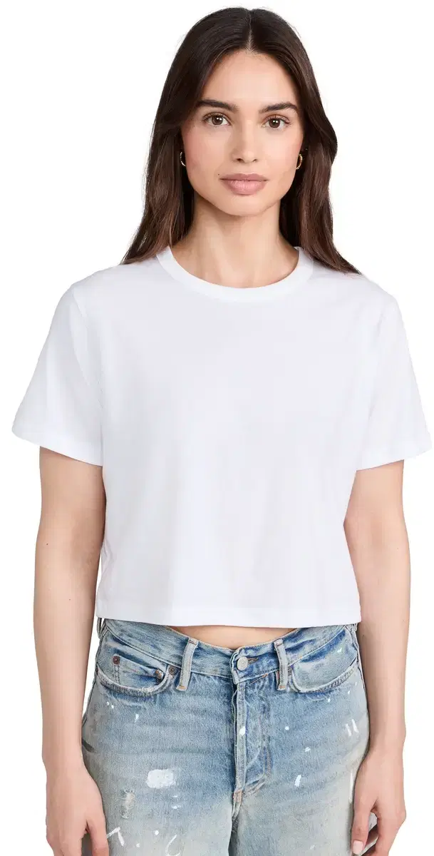 Sold Out NYC The Cropped Perfect Tee in White White
