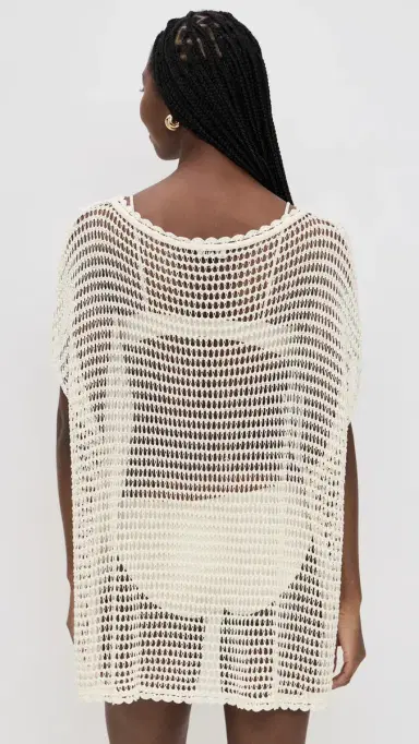 Staud Oriya Dress Ivory L | Thumbnail 3 Staud Oriya Dress Ivory L | Thumbnail 3