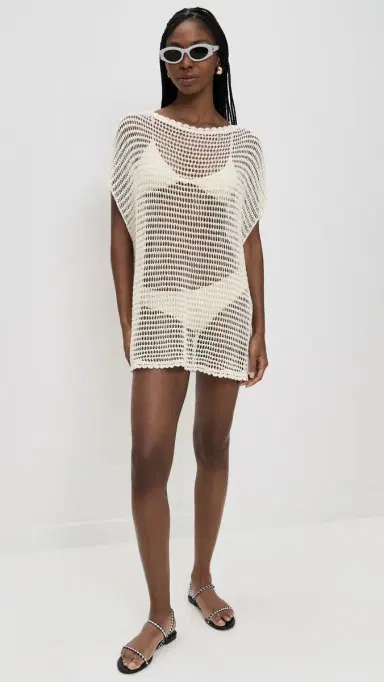 Staud Oriya Dress Ivory L | Thumbnail 5 Staud Oriya Dress Ivory L | Thumbnail 5