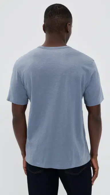 Faherty Sunwashed Pocket Tee Flint | Thumbnail 3