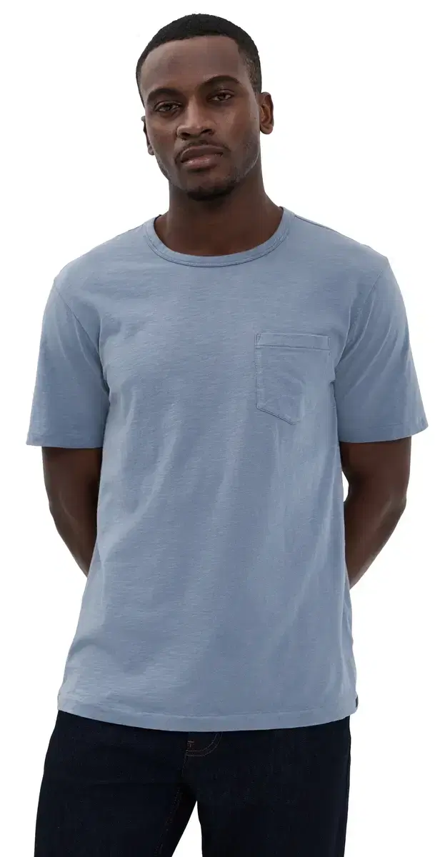 unwashed Pocket Tee Flint