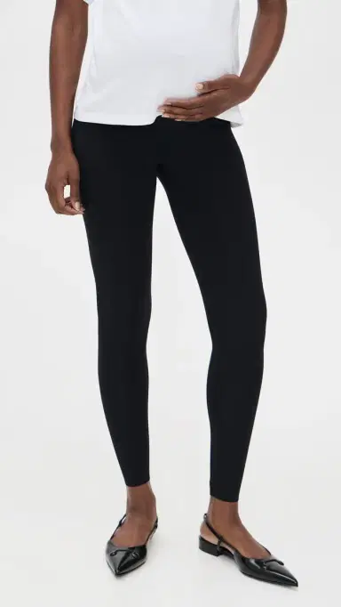 Commando Butter Luxe Maternity Leggings Black S | Thumbnail 2