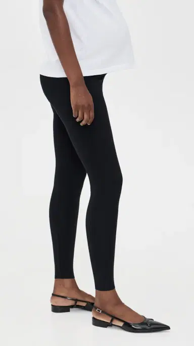 Commando Butter Luxe Maternity Leggings Black S | Thumbnail 4