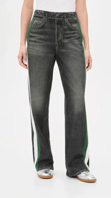 rag & bone Rb Miramar Terry Pull On Track Pants Wshbkgrn | Thumbnail 2