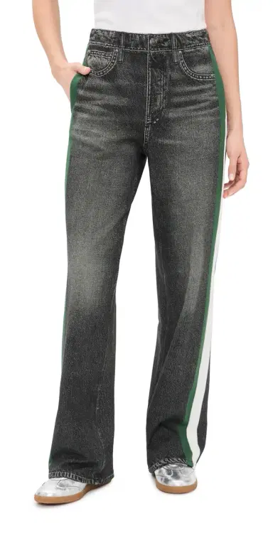 rag & bone Rb Miramar Terry Pull On Track Pants Wshbkgrn | Thumbnail 1