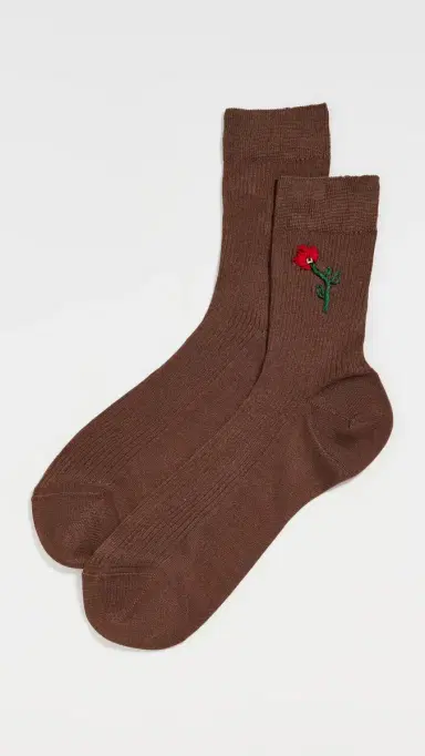 Maria La Rosa Iris Socks Cocco One Size | Thumbnail 2