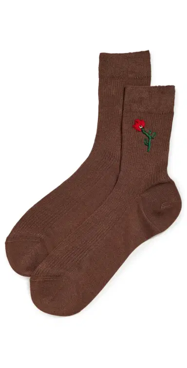 Maria La Rosa Iris Socks Cocco One Size | Thumbnail 1